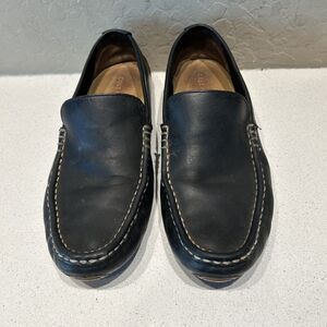 COLE HAAN Somerset Venetian Driving Loafer 9.5M Dk Brown Leather Slip C11402